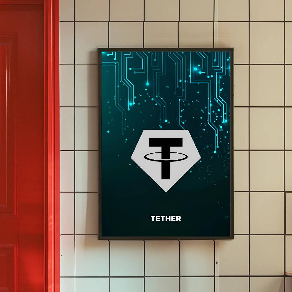 Poster Simbol Kripto Sirkuit T - Office And Tech ulasan dan harga