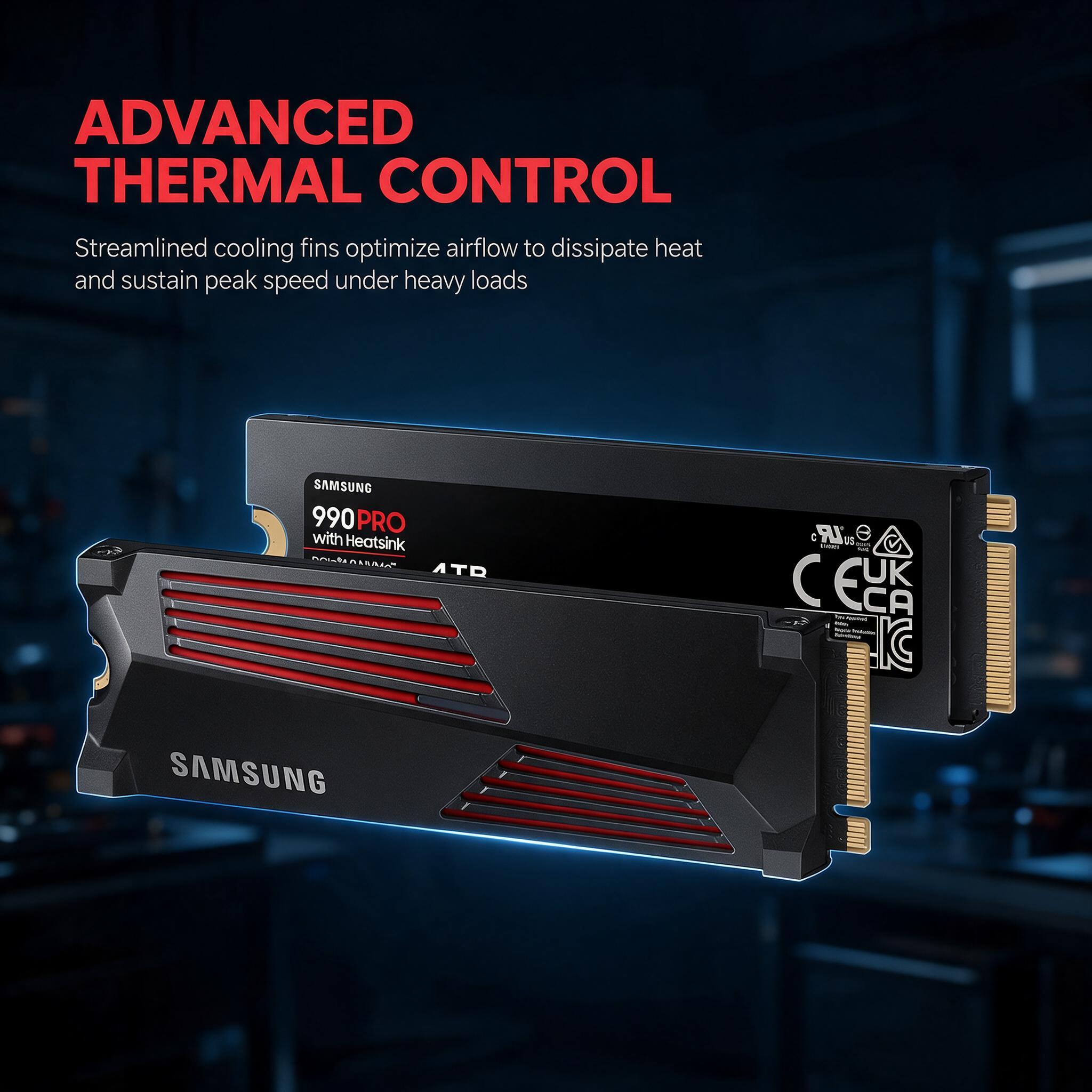 SAMSUNG 990 PRO dengan Heatsin - Samsung Ssd 990 Pro ulasan dan harga