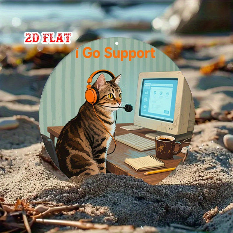 CIFBUY 2D Flat Funny Tech Supp - Office And Tech ulasan dan harga