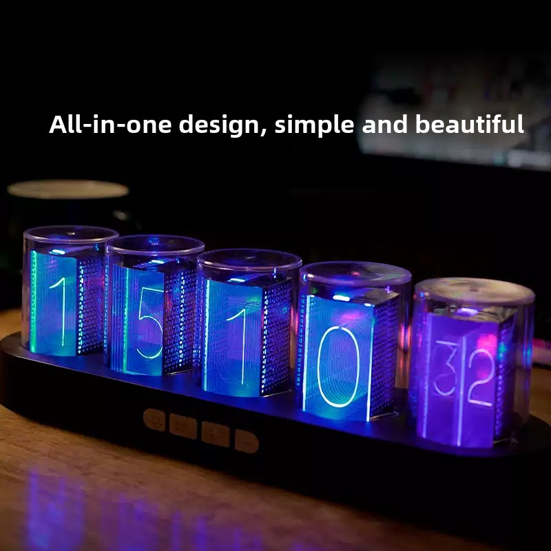 Jam LED Nixie Tube RGB untuk D - Tech Office Youtube ulasan dan harga