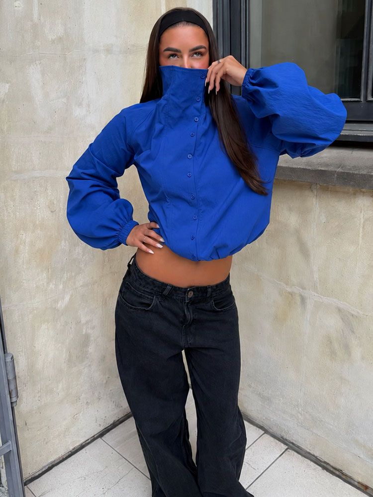 Jaket Ringan Biru HH Fashion U - Office Tech Jacket ulasan dan harga
